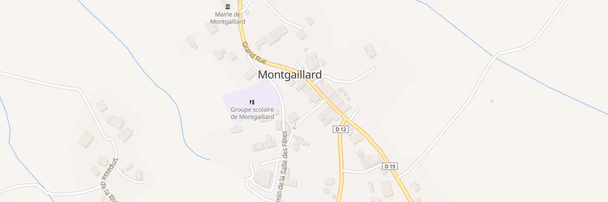Plan du 262 Grand rue à Montgaillard