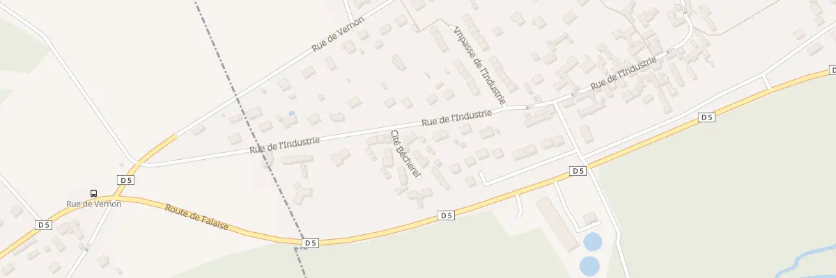 Plan du 91 Rue de l’Industrie à Gasny