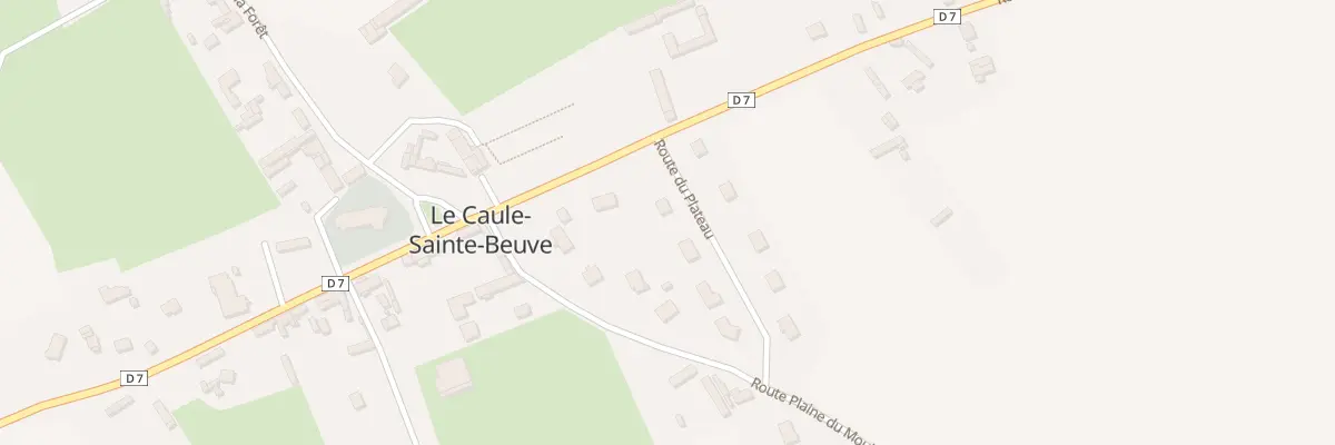 Plan du 9 Rue du Plateau au Caule-Sainte-Beuve