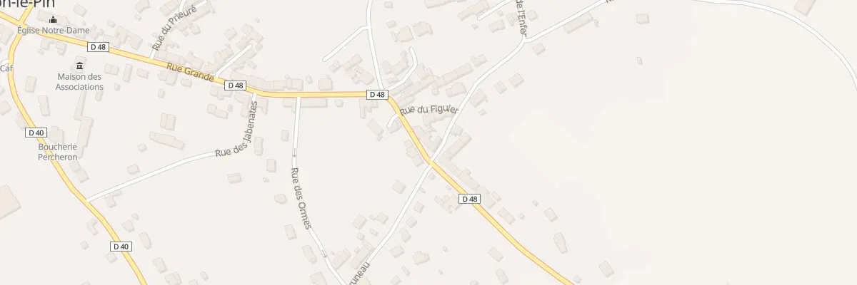 Plan du 5190 Rue Grande à Badecon-le-Pin