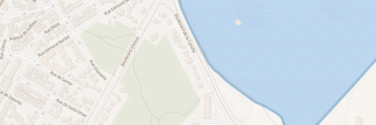 Plan du 184 Bd de la Canche au Touquet-Paris-Plage