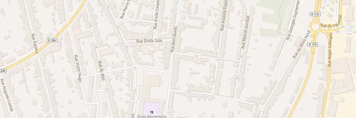 Plan du 76 Rue Jean Jaurès à Outreau