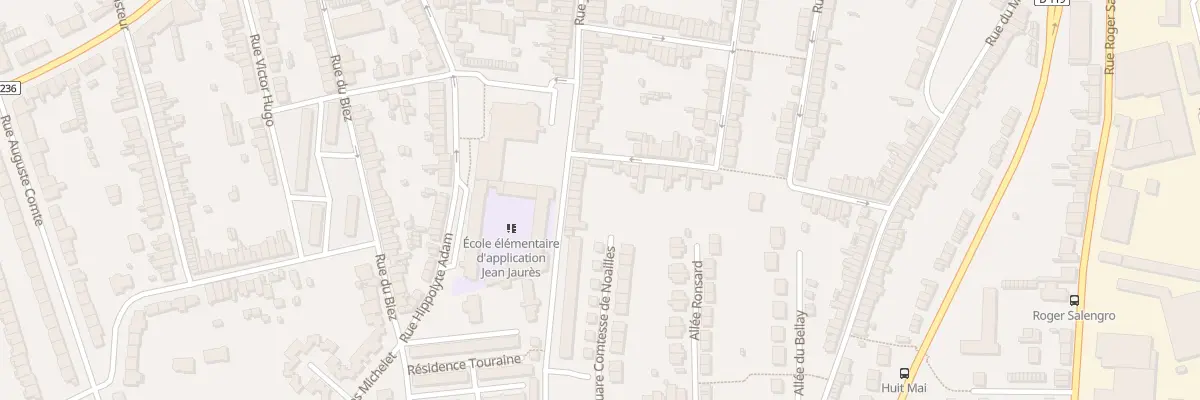 Plan du 38 Rue Jean Jaurès à Outreau