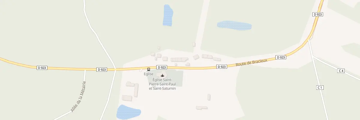 Plan du 8 Rte de Bracieux à Neuvy