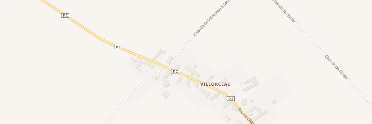 Plan du 3 Villorceau à Charsonville