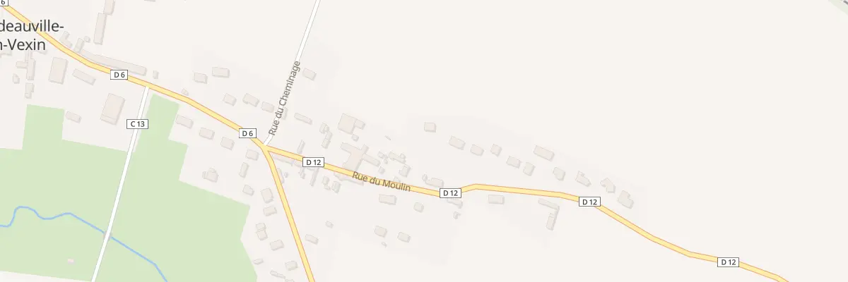 Plan du 12B Rue du Moulin à Doudeauville-en-Vexin