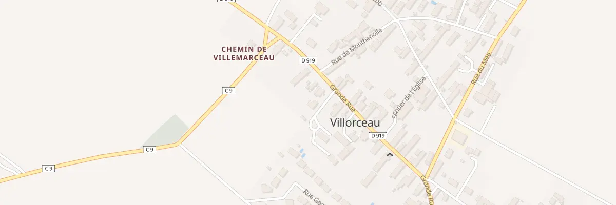 Plan du 41B Gr Grande Rue à Villorceau