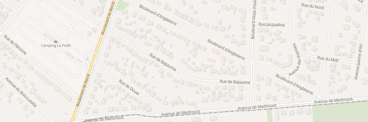 Plan du 176 Rue de Bapaume à Cucq