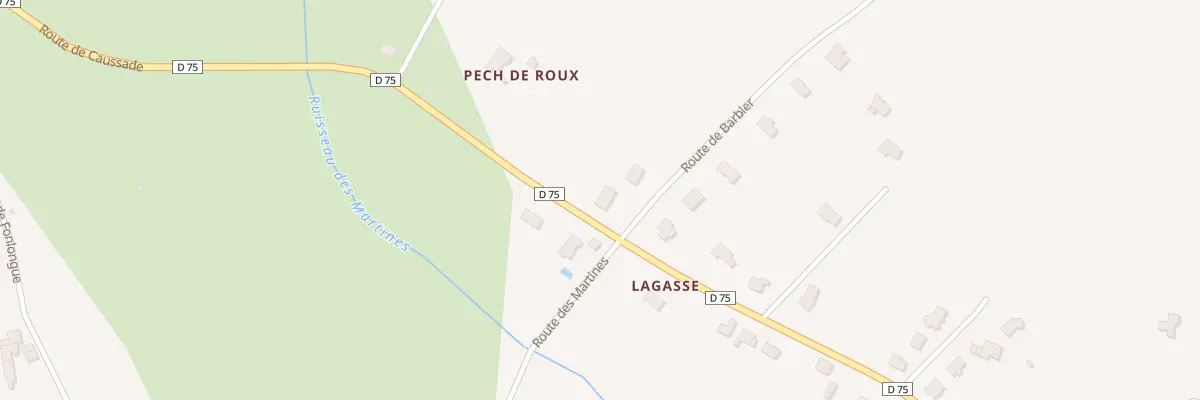 Plan du 25 Rte de Barbier à Saint-Cirq