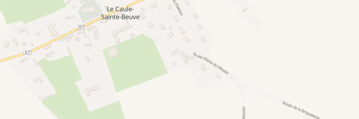 Plan du 4 Rte Plaine du Moulin au Caule-Sainte-Beuve