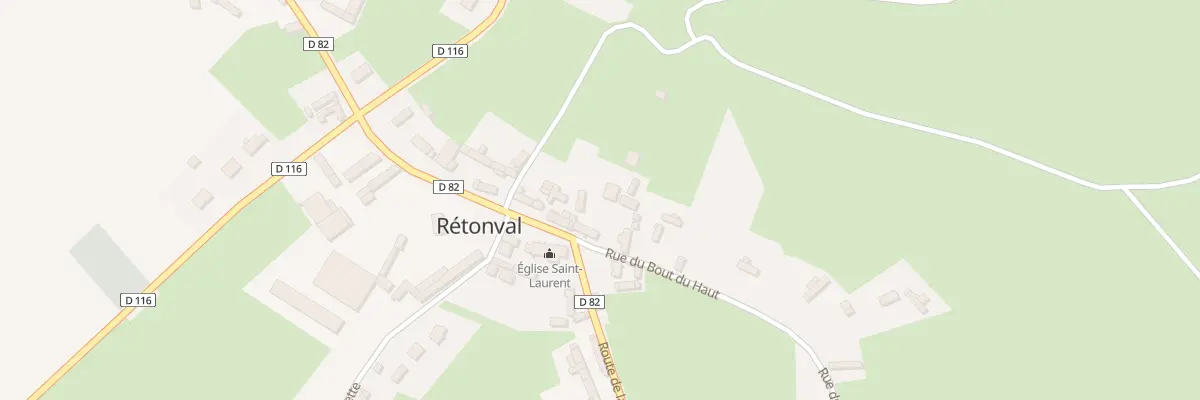 Plan du 2 Rue du Bout du Haut à Rétonval