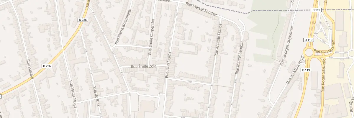 Plan du 98 Rue Jean Jaurès à Outreau