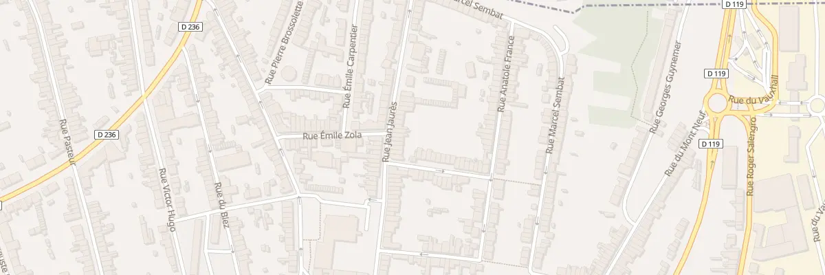Plan du 90 Rue Jean Jaurès à Outreau