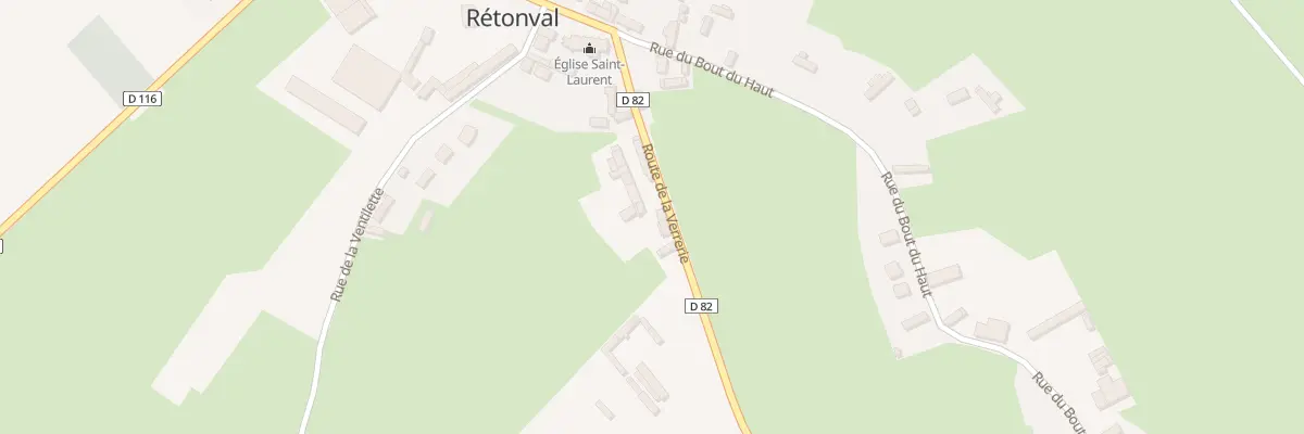 Plan du 3 Rte de la Verrerie à Rétonval