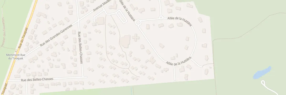Plan du 433 All de la Huttière à Merlimont