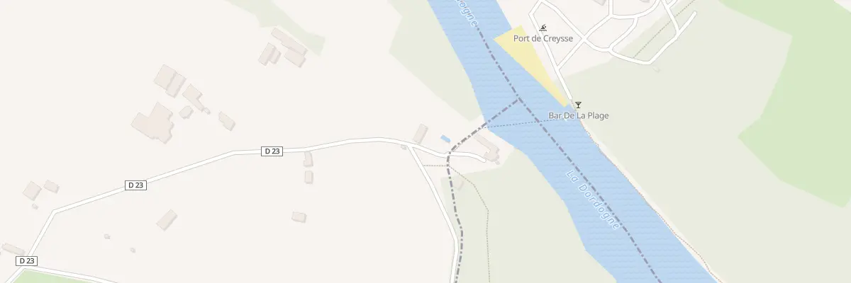 Plan du 5077 Port de Creysse à Meyronne