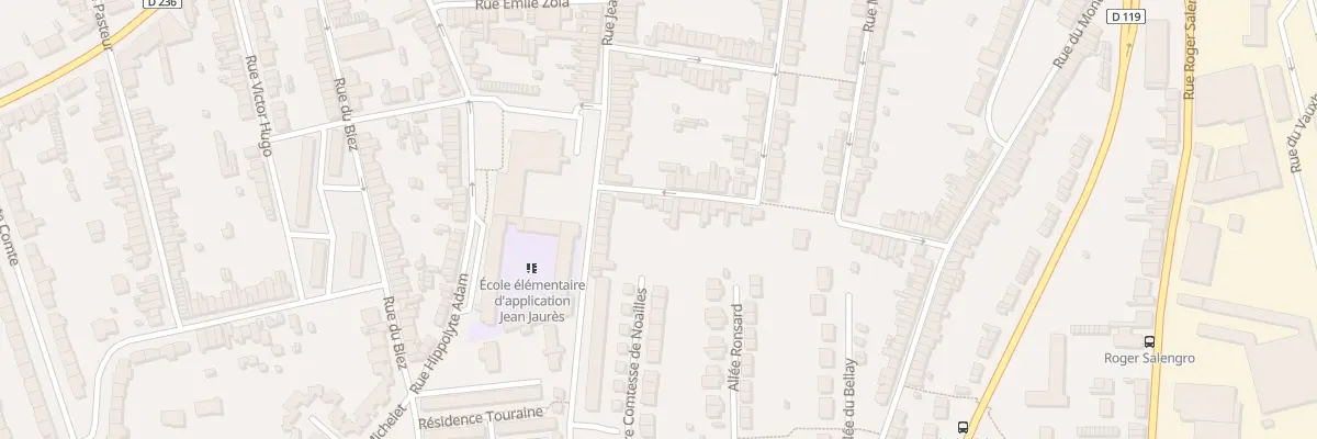 Plan du 8 Rue Anatole France à Outreau