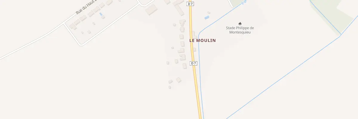 Plan du 14 Rue du Moulin à Villegongis