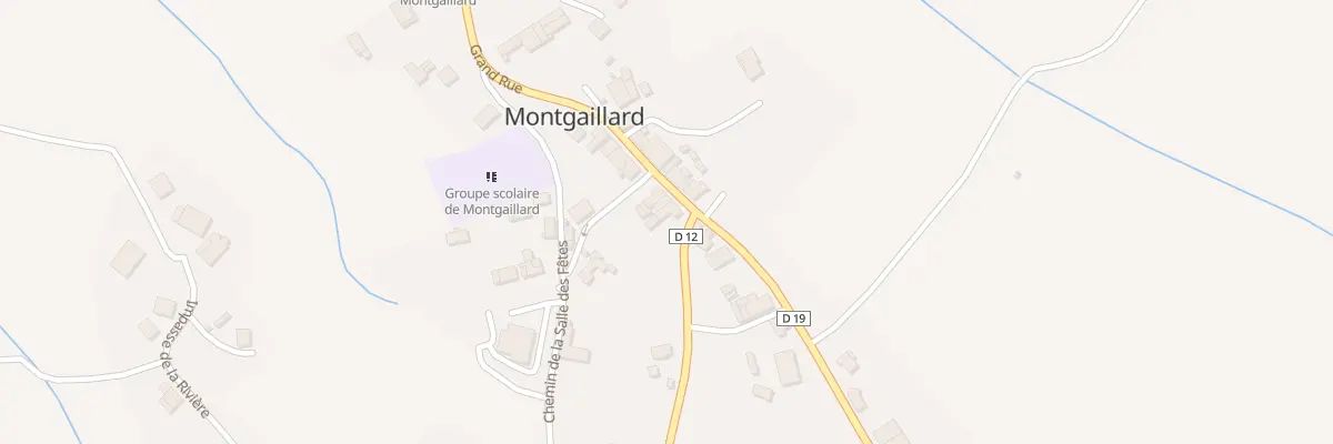Plan du 326 Grand rue à Montgaillard