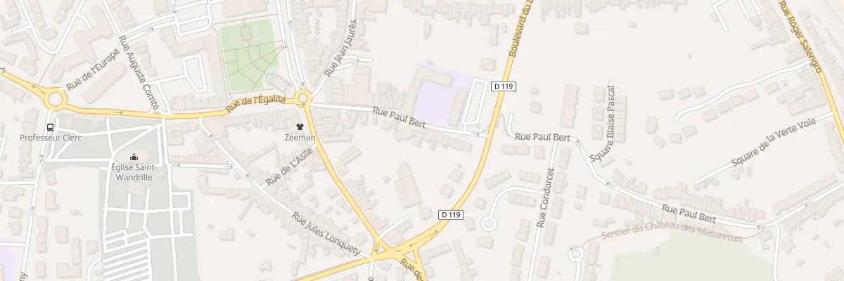Plan du 115 Rue Paul Bert à Outreau