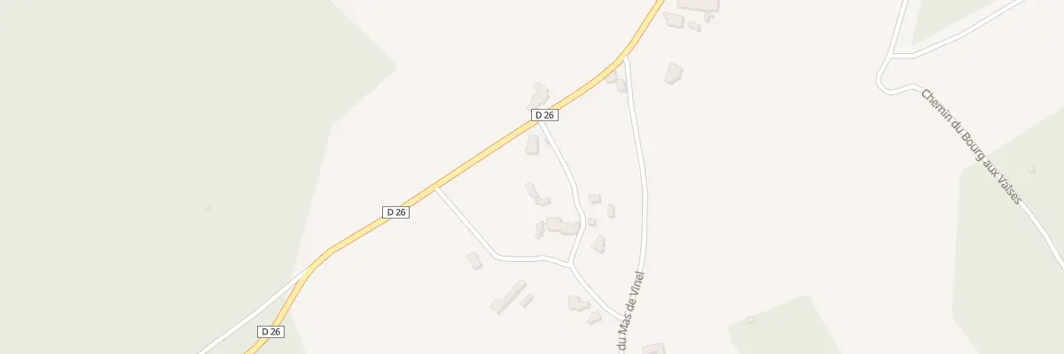 Plan du 242 Rte du Centre Bourg à Cremps