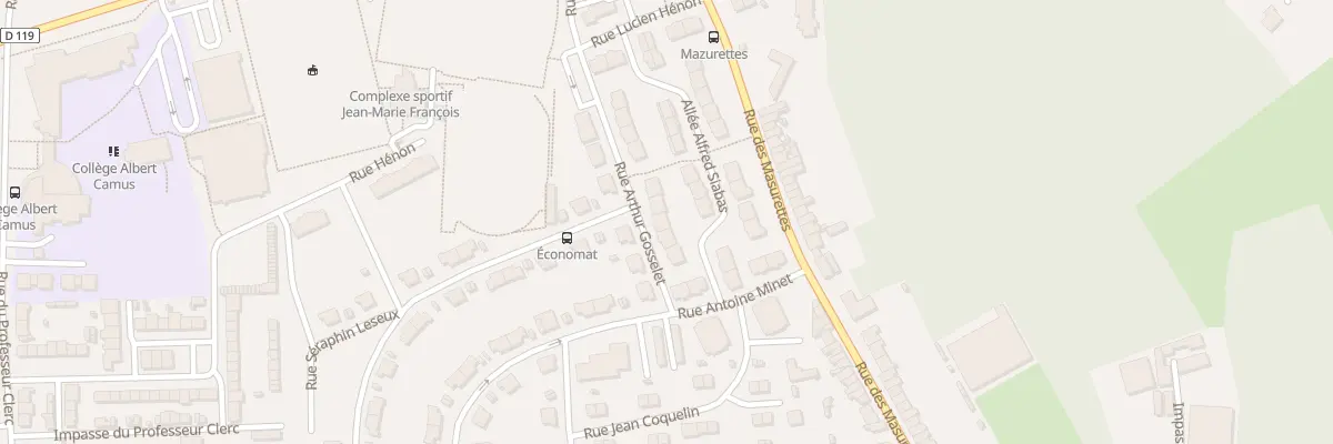 Plan du 15 Rue Arthur Gosselet à Outreau