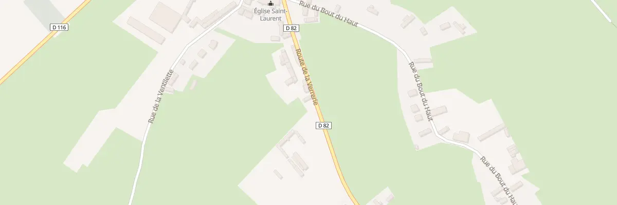Plan du 5 Rte de la Verrerie à Rétonval