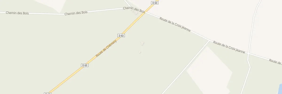 Plan du 1275 Rue de Chémery à Mur-de-Sologne
