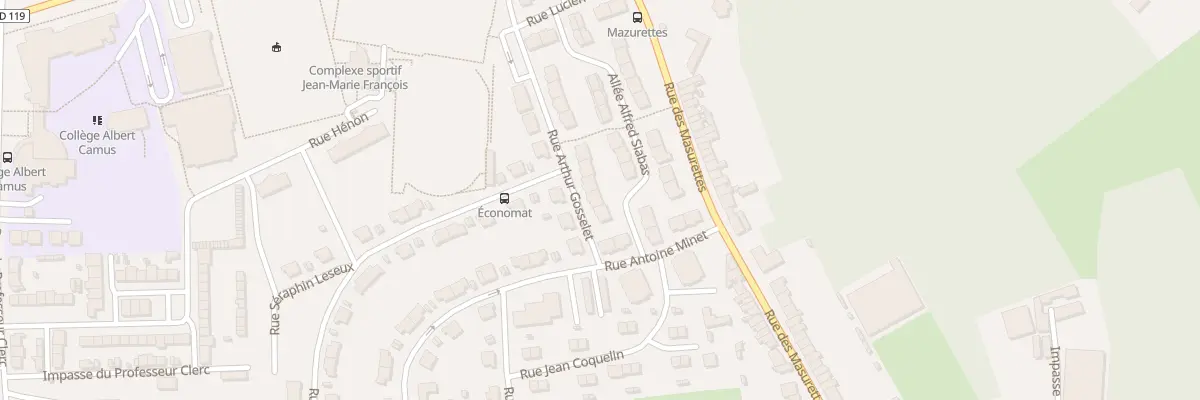 Plan du 17 Rue Arthur Gosselet à Outreau