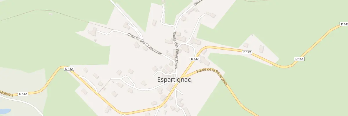 Plan du 5018 Le Bourg à Espartignac