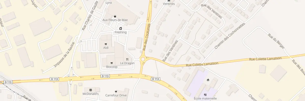 Plan du 5100 Rue des Coutumes à Freneuse