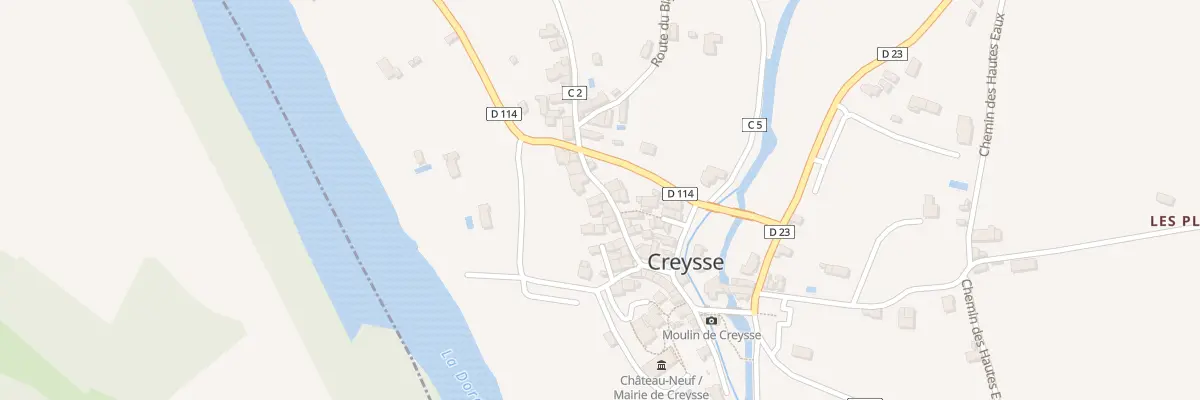 Plan du 5051F Creysse à Creysse