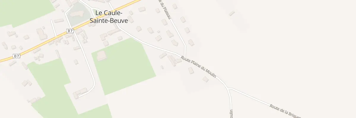 Plan du 143 Le Bourg au Caule-Sainte-Beuve