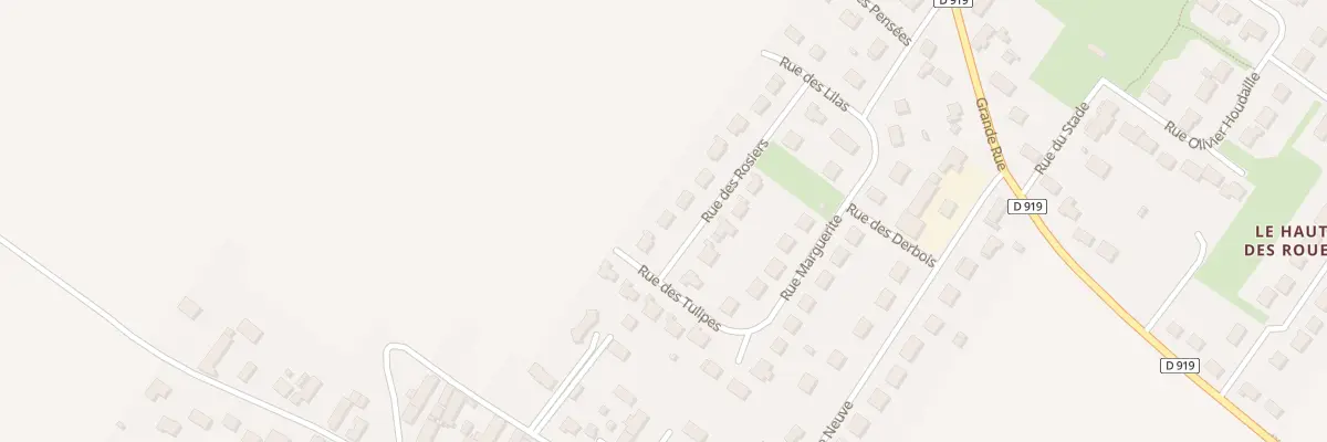 Plan du 13 Rue des Rosiers à Villorceau