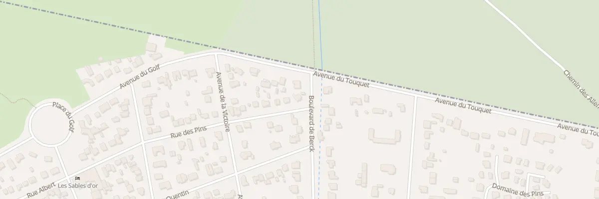 Plan du 1427 Bd de Berck à Cucq