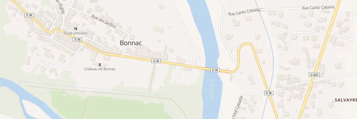 Plan du 55B Rue du Moulin à Bonnac