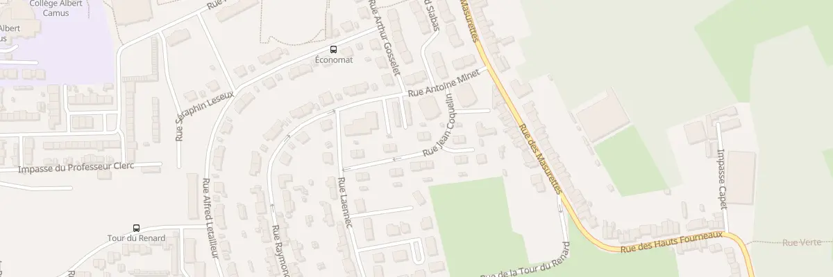 Plan du 3 Rue Jean Coquelin à Outreau