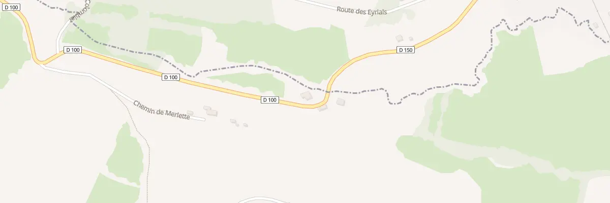 Plan du 5254 Merlette à Cressensac-Sarrazac