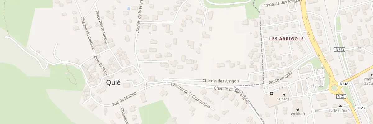 Plan du 32 Che des Arrigols à Quié