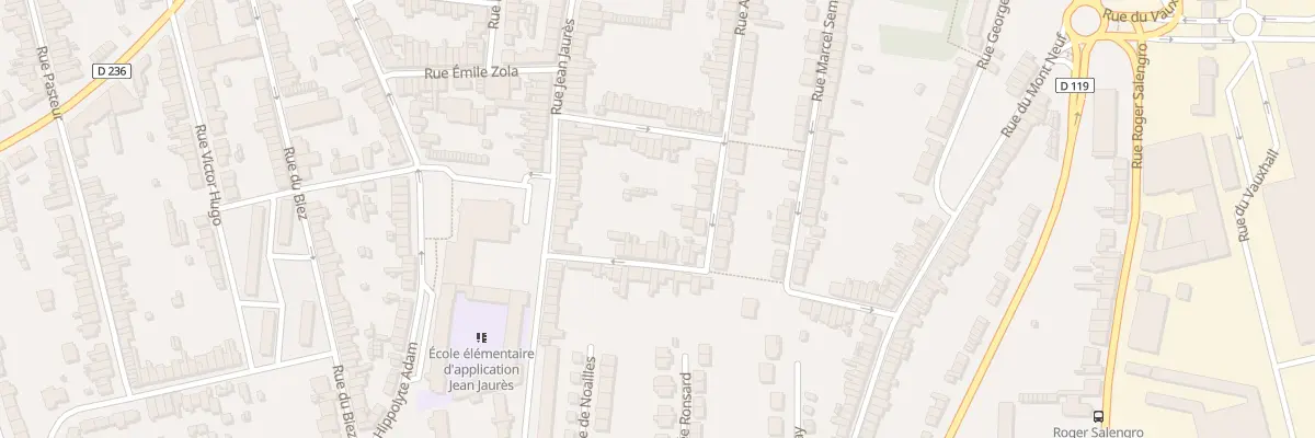 Plan du 7 Rue Anatole France à Outreau