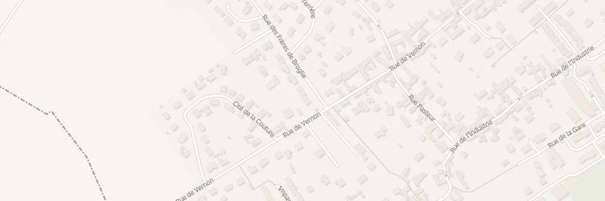 Plan du 3 Rue des Frères de Broglie à Gasny
