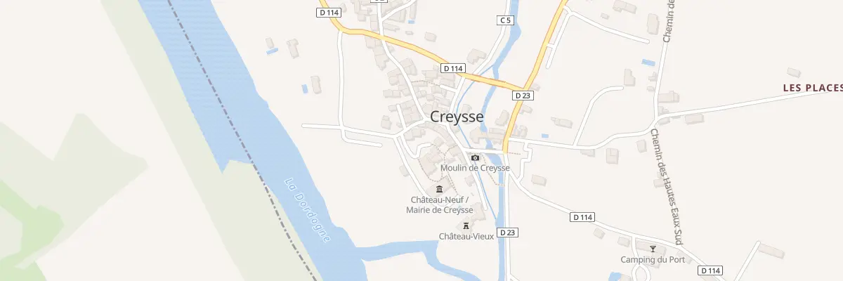 Plan du 34 Che de la Tour à Creysse