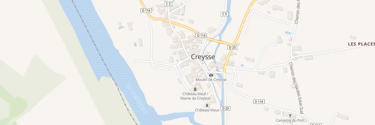 Plan du 5003 Creysse à Creysse