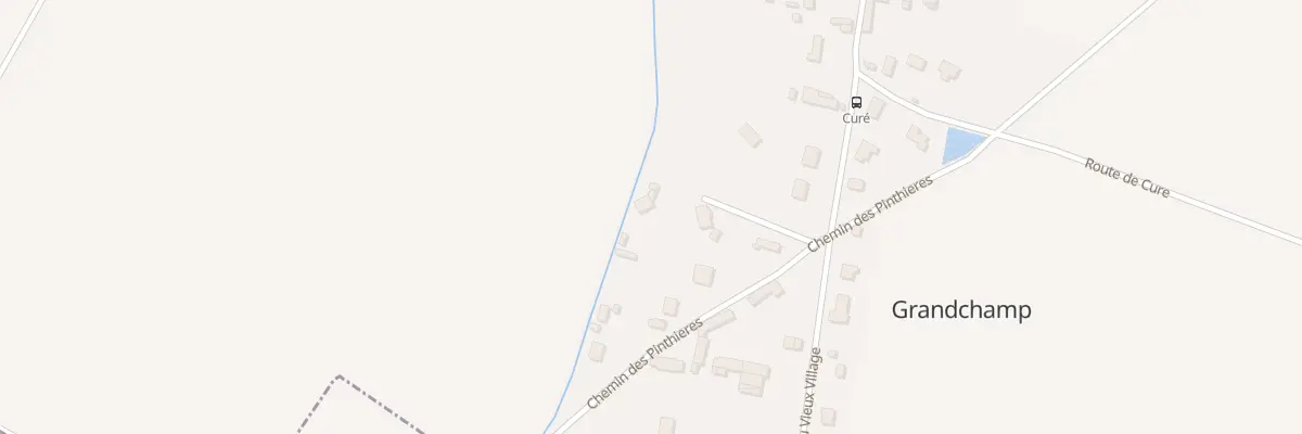 Plan du 2T Che des Pinthieres à Grandchamp
