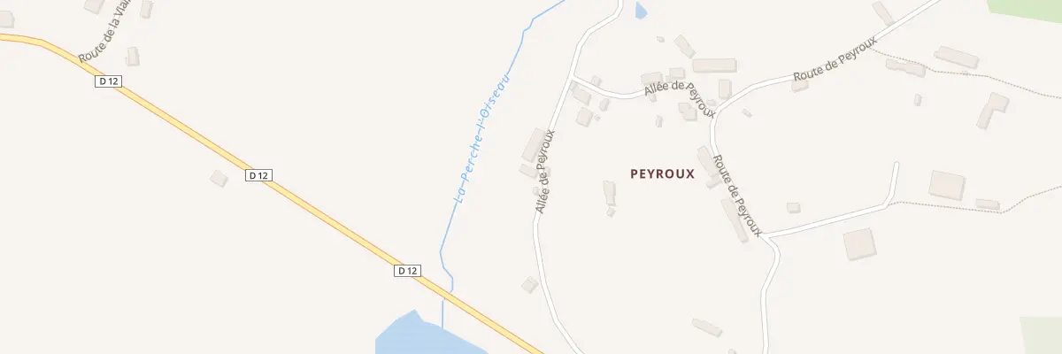Plan du 235 All de Peyroux à La Croisille-sur-Briance