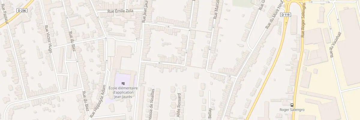 Plan du 15 Rue Anatole France à Outreau