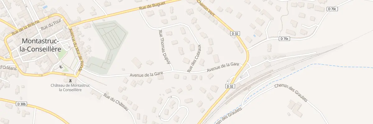 Plan du 16 Rue du Coteau à Montastruc-la-Conseillère