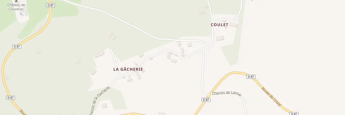 Plan du 143 La Gacherie à Cressensac-Sarrazac