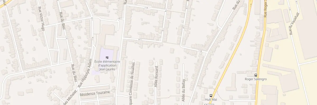 Plan du 32 Rue Anatole France à Outreau
