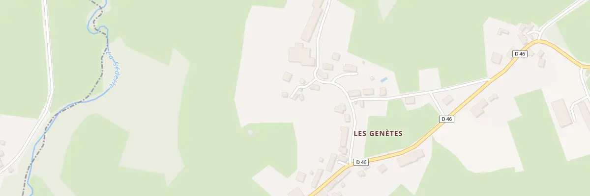 Plan du 27 Les Genètes à Sagnat